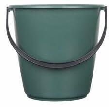  Vödör 5 literes műanyag fedél nélkül zöld (4044103) (4044103)