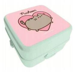St. Majewski Pusheen cicás műanyag uzsonnás doboz - menta (679803)
