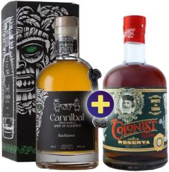 Cannibal Backbone - Citrus & Rum 0, 7l 40% GB + The Colonist Reserva Rum 0, 7l 40% szett
