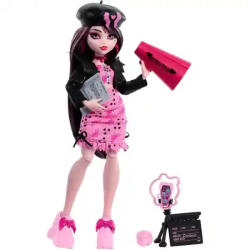Mattel Monster High Fearbook Draculaura baba kiegészítőkkel (HXW30) - jatekbirodalom
