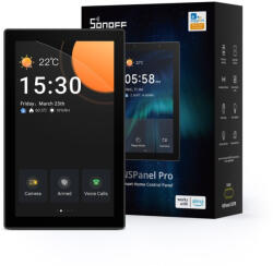 SONOFF NSPanel Pro 120, érintőképernyős vezérlőpanel, Zigbee és eWeLink-Remote hub, antracit szürke