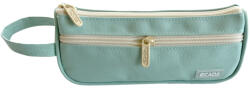 ECADA Penar etui tip borseta Ecada 786031T, 2 fermoare, Turcoaz (786031T) Penar