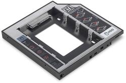 ASSMANN SSD/HDD Installation Frame for CD/DVD/Blu-ray drive slot SATA to SATA3 12, 7mm installation height (DA-71109) - primatinta