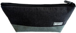 ECADA Penar etui tip borseta Ecada 786034V, 1 fermoar, Negru cu verde (786034V) Penar