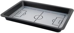 Zenker Tava Zenker Plum Cake cu sablon pentru teren de fotbal - Tava de copt premium pentru fanii sportului, 420 x 290 x 40 mm, rezistenta la caldura pana la 230degC, Negru (62290)