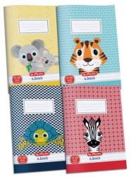 Herlitz Cute Animals A5 21-32 vonalas füzet (09092214) - officedepot
