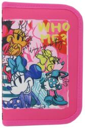 Disney Minnie Mouse MNPE2201-3 Tolltartó, 1 cipzár, 2 kinyitható rész, Rózsaszín (MNPE2201-3)