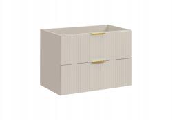 Comad Elegáns 80cm-es mosdó alatti szekrény 2 fiókkal a fürdőszobába (ADEL CASHMERE 82-80-2S)