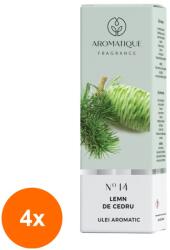 LCAA Set 4 x Ulei Aromat, Aromatique Lemn de Cedru, 10 ml, Ambalat la Cutie (GIL-4xLCA-ULC-AR-14-CEDRU)