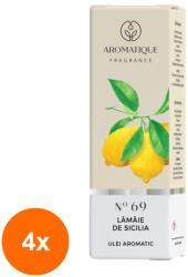 LCAA Set 4 x Ulei Aromat, Aromatique Lamaie de Sicilia, 10 ml, Ambalat la Cutie (GIL-4xLCA-ULC-AR-69-LEM-SIC)