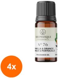 LCAA Set 4 x Ulei Aromat, Aromatique Vanilie si Portocala, 10 ml (GIL-4xLCA-UL-AR-76-VAN-ORA)
