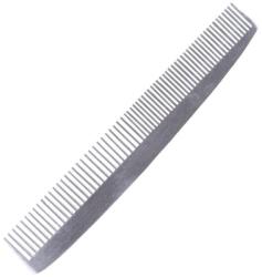 Vetro Design Pieptene de Aluminiu, Dinti Lati, 16 cm, Argintiu