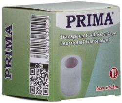 Prima Leucoplast Transparent, 5 cm x 4.5 m, Hipoalergenic, Medical, pentru Fixarea Pansamentelor, Prima (VTR-0212)