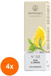LCAA Set 4 x Ulei Aromat, Aromatique Ceai si Lamaie, 10 ml, Ambalat la Cutie (GIL-4xLCA-ULC-AR-32-TEA-LEM)