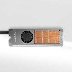 AXAGON CLR-M2FAN M. 2 SSD-hez hűtőborda ventilátorral (CLR-M2FAN) (CLR-M2FAN)