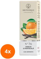 LCAA Set 4 x Ulei Aromat, Aromatique Vanilie si Portocala, 10 ml, Ambalat la Cutie (GIL-4xLCA-ULC-AR-76-VAN-ORA)