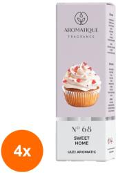 LCAA Set 4 x Ulei Aromat, Aromatique Sweet Home, 10 ml, Ambalat la Cutie (GIL-4xLCA-ULC-AR-68-HOM)