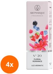 LCAA Set 4 x Ulei Aromat, Aromatique Floral Romance, 10 ml, Ambalat la Cutie (GIL-4xLCA-ULC-AR-20-FLOR)