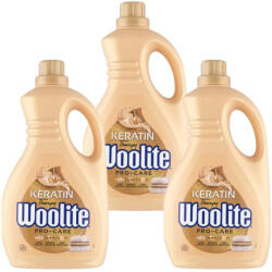 Woolite Keratin Therapy Pro-Care mosószer minden ruhatípushoz 3x2, 7 liter (135 mosás)