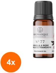 LCAA Set 4 x Ulei Aromat, Aromatique Vanilie si Trandafir, 10 ml (GIL-4xLCA-UL-AR-77-VAN-ROS)