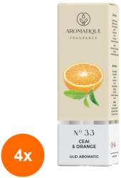 LCAA Set 4 x Ulei Aromat, Aromatique Ceai si Portocala, 10 ml, Ambalat la Cutie (GIL-4xLCA-ULC-AR-33-TEA-ORA)
