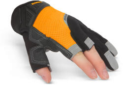 Kleiber Germany GZBT08 Munkavédelmi kesztyű, habosított tenyér, 3 nyitott ujj - XL