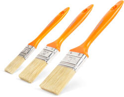 Kleiber Germany GZBT08 Festőecset szett, műanyag - 3 db - 1″ / 1, 5″ / 2″ - Narancs