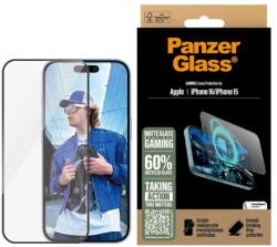 mobilNET PanzerGlass Tvrzené sklo Gaming UWF pro Apple iPhone 15/16 Black