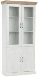  vitrines szekrény, északi sosna/vadtölgy, ROYAL W4D