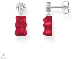 THOMAS SABO x HARIBO piros gumimaci kristályüveg fülbevaló - H2330-052-10