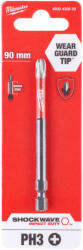 Milwaukee Shockwave bit PH3 90mm-1db (4932430859)