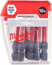 Milwaukee Shockwave bit CD TX20 50mm-10db (4932430877)