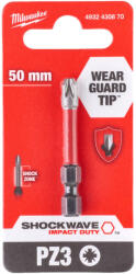 Milwaukee Shockwave bit PZ3 50mm-1db (4932430870)