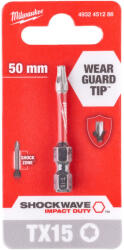 Milwaukee Shockwave bit TX15 50mm-1db (4932451286)