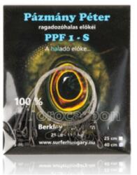 Pázmány Péter Ragadozóhalas előke standard gyorskapoccsal Fluorocarbon, 25 cm, 11, 4 kg, 5 db (PPF1-25S)
