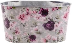  Bádog kaspó lila rózsaszín