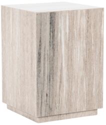 Eleonora Vince bézs márvány lerakóasztal 30, 5 x 30, 5 cm (ELE-95894)