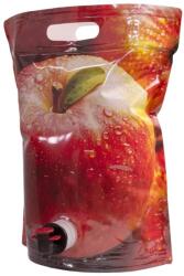 BAG IN BOX hordozható ÚJ ALMÁS PIROS 5L (Stand Up Pouch)