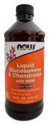 NOW Glucosamine, Chondroitin és MSM Ízületvédő Folyadék, 473 ml