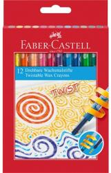 Faber-Castell Zsírkréta 12db-os Faber-Castell csavarható mechanikával (FC120003)