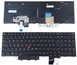 Lenovo Thinkpad P15 Gen 2 P17 Gen 2 T15g Gen 2 trackpointtal (pointer) háttérvilágítással (backlit) magyar (HU) fekete laptop/notebook billentyűzet gyári