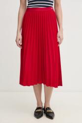 Tommy Hilfiger szoknya sötétkék, midi, harang alakú, WW0WW43886 - piros 38