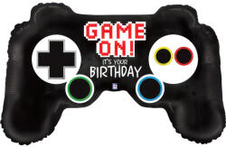 Grabo Happy Birthday Controller fólia lufi 81 cm GBB35020 (GBB35020)