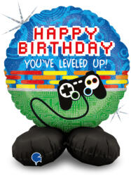 Grabo Happy Birthday Controller fólia lufi talppal 41 cm GBBGK80000 (GBBGK80000)