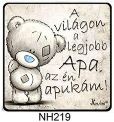 Hűtőmágnes-A legjobb apa - Ajándék Apának - Apák napi ajándék (NH219 06.14)