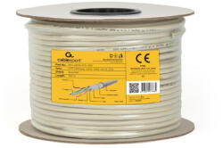 Gembird CAT6 FTP LAN kábel 100m szürke solid Gembird (FPC-6004-SOL/100)