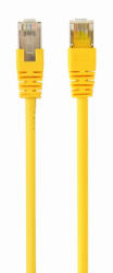 Gembird CAT5e FTP Patch kábel 1m sárga Gembird (PP22-1M/Y)