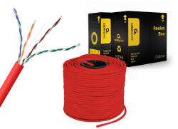 Gembird CAT5e UTP LAN kábel 305m piros solid Gembird (UPC-5004E-SOL-R)