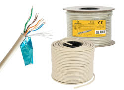 Gembird CAT5e FTP LAN kábel 100m szürke Gembird (FPC-5004E-L/100)