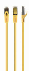 Gembird CAT6A S-FTP Patch kábel 0.25m sárga LSZH Gembird (PP6A-LSZHCU-Y-0.25M)